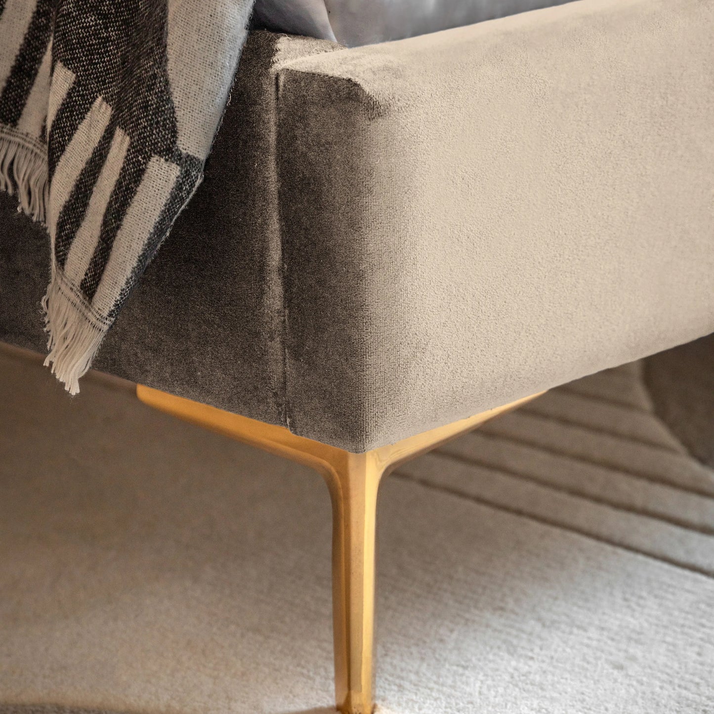 Gallery Direct Kensington Double Bed in Latte