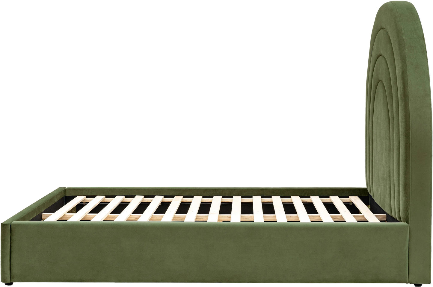 Gallery Direct Arch Kingsize Bed in Olive