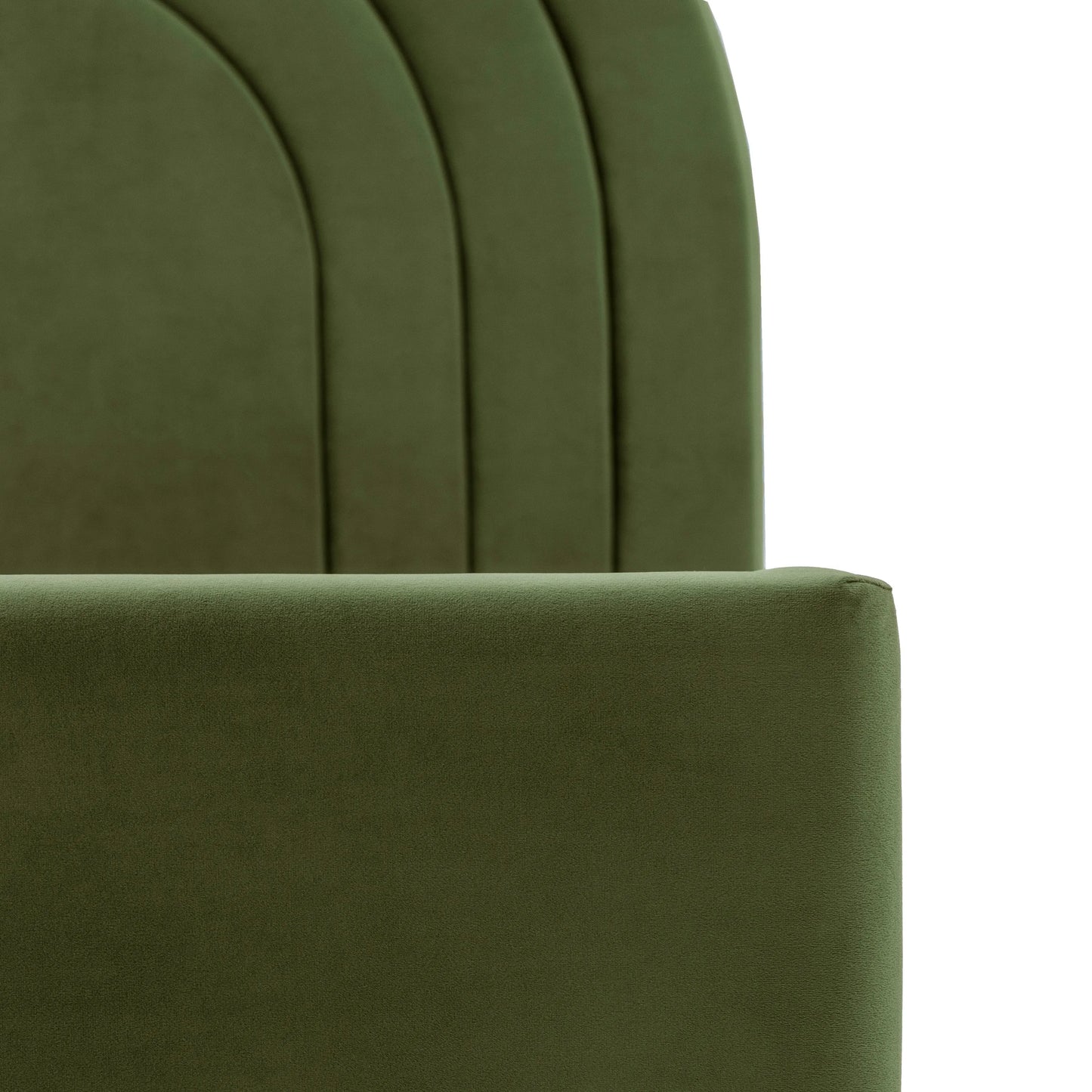 Gallery Direct Arch Kingsize Bed in Olive