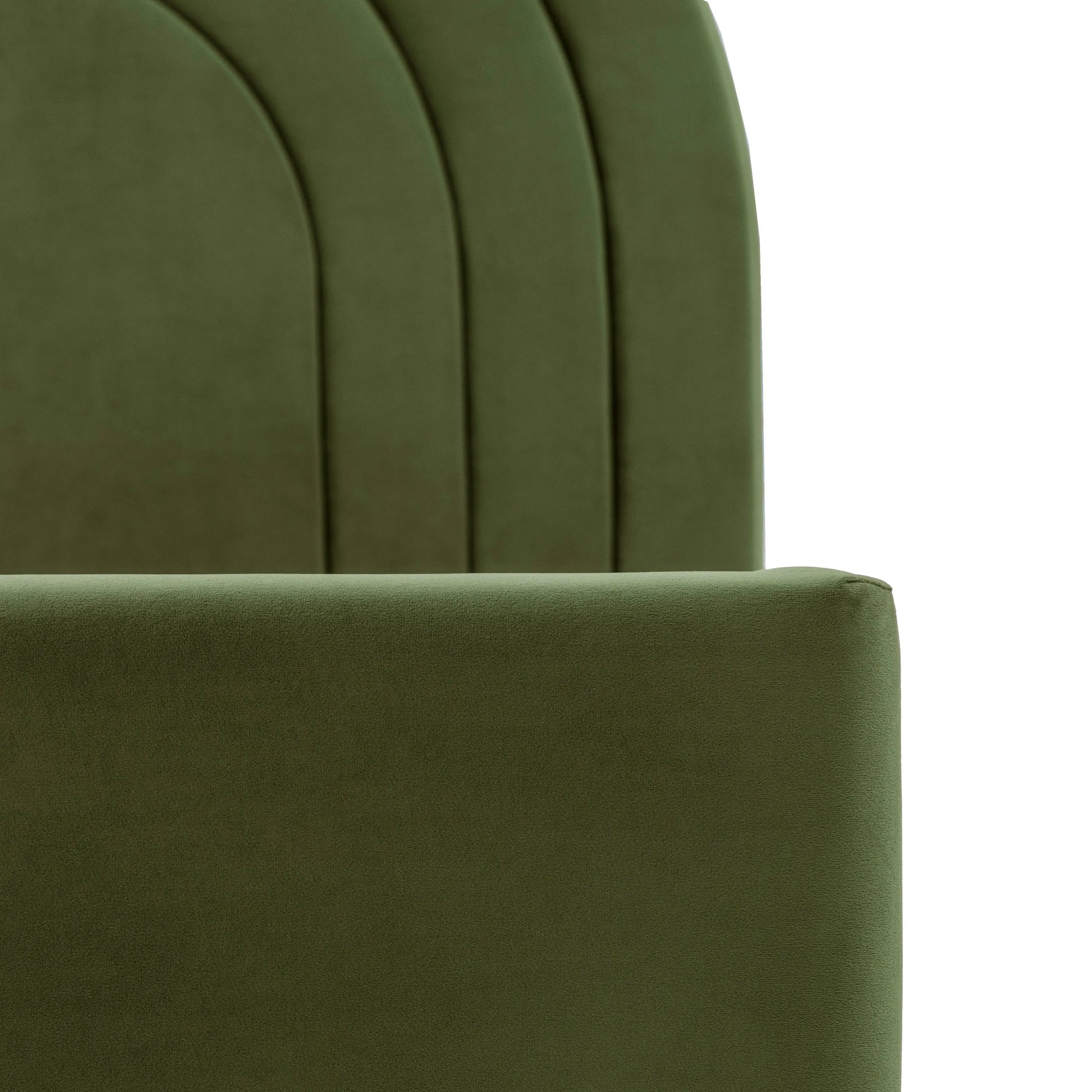 Gallery Direct Arch Kingsize Bed in Olive