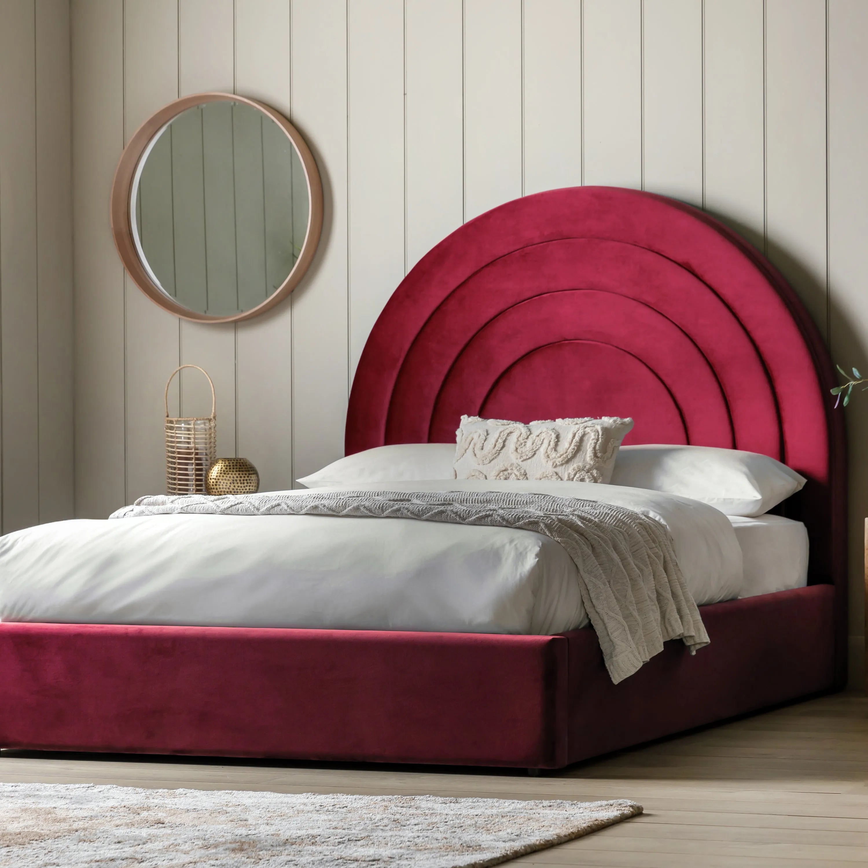 Gallery Direct Arch Kingsize Bed in Russett