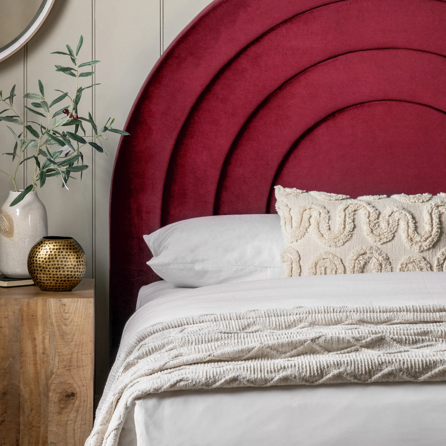 Gallery Direct Arch Kingsize Bed in Russett