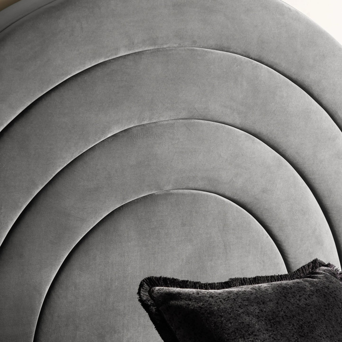 Gallery Direct Arch Kingsize Bed in Elephant