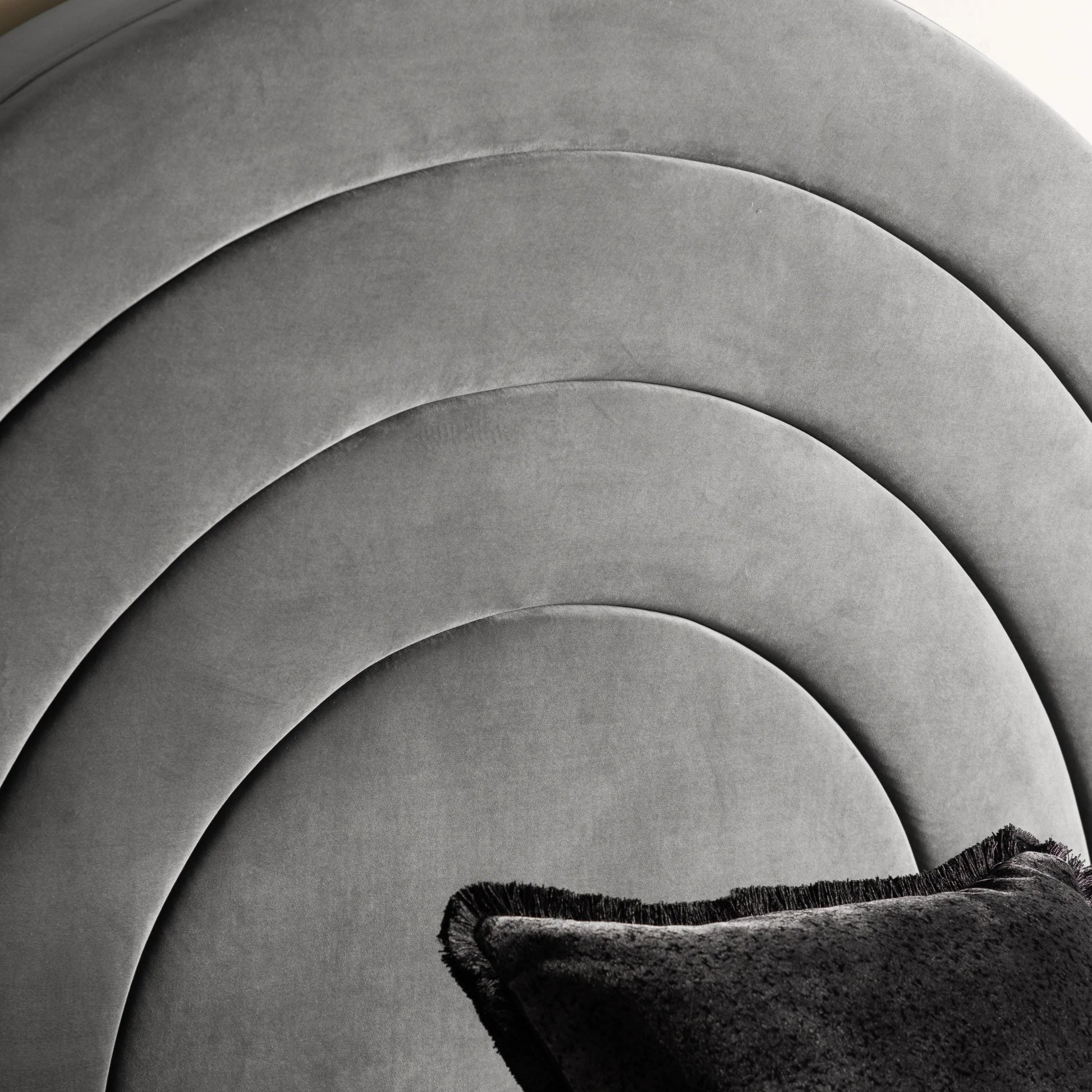 Gallery Direct Arch Kingsize Bed in Elephant