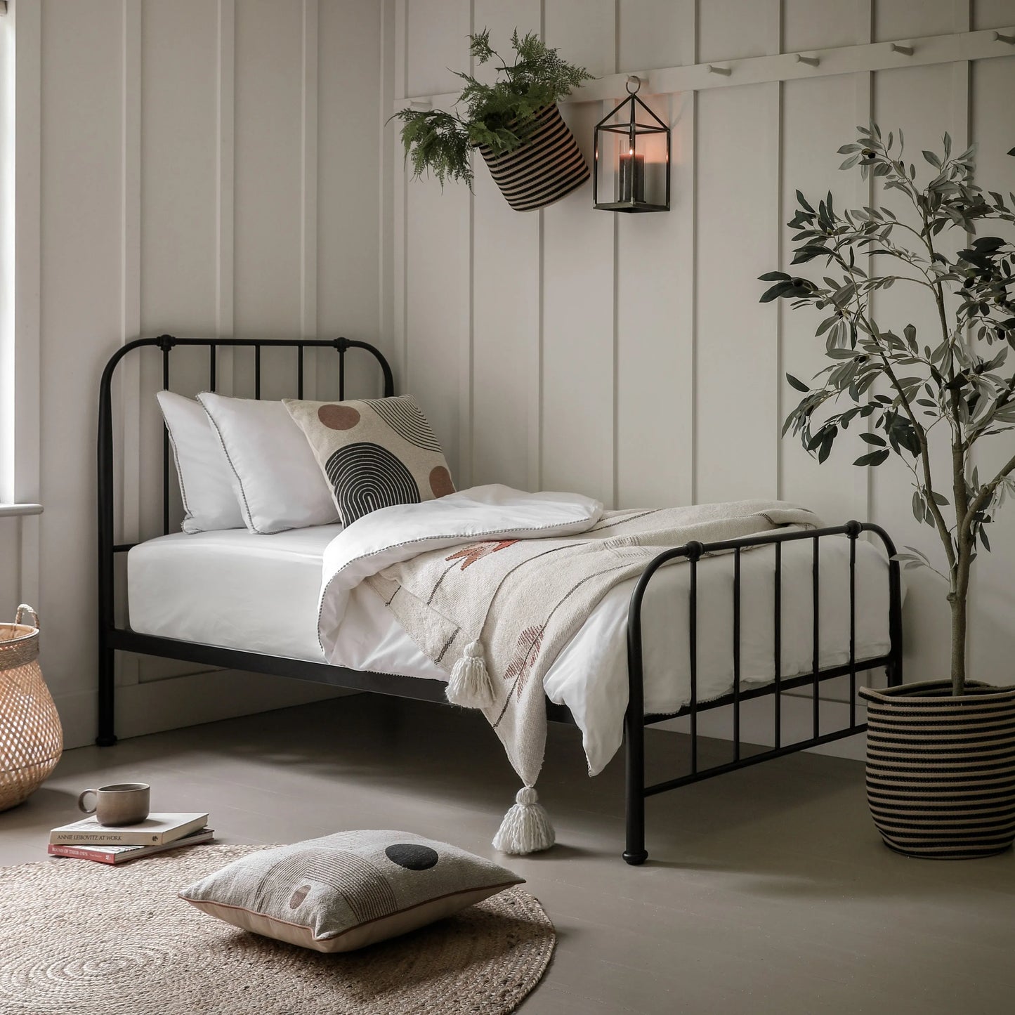 Gallery Direct Loughton Single Bedstead in Black