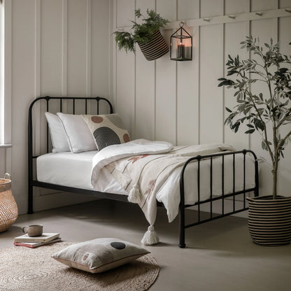 Gallery Direct Loughton Single Bedstead in Black