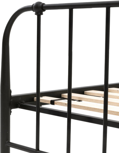 Gallery Direct Loughton Single Bedstead in Black