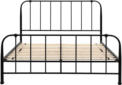 Gallery Direct Loughton Double Bedstead in Black