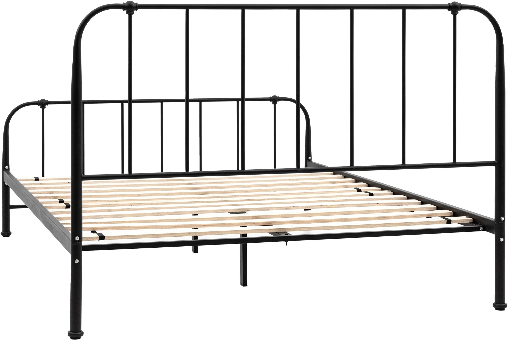 Gallery Direct Loughton Double Bedstead in Black