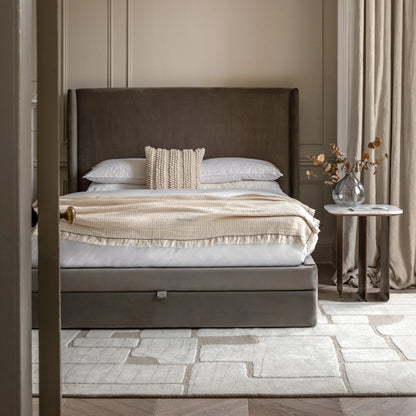 Gallery Direct Halstead Double Bed in Taupe