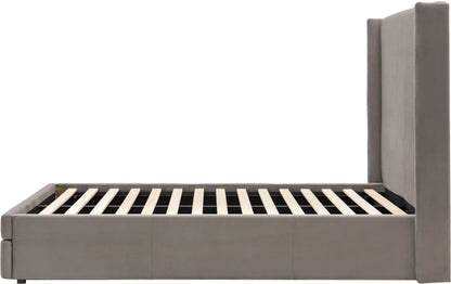 Gallery Direct Halstead Double Bed in Taupe