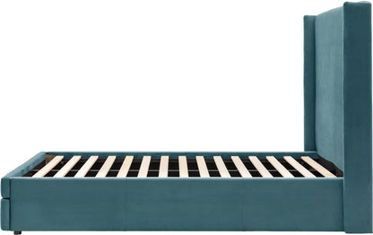 Gallery Direct Halstead Double Bed in Atlantic