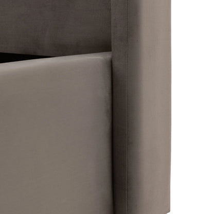 Gallery Direct Halstead Kingsize Bed in Taupe