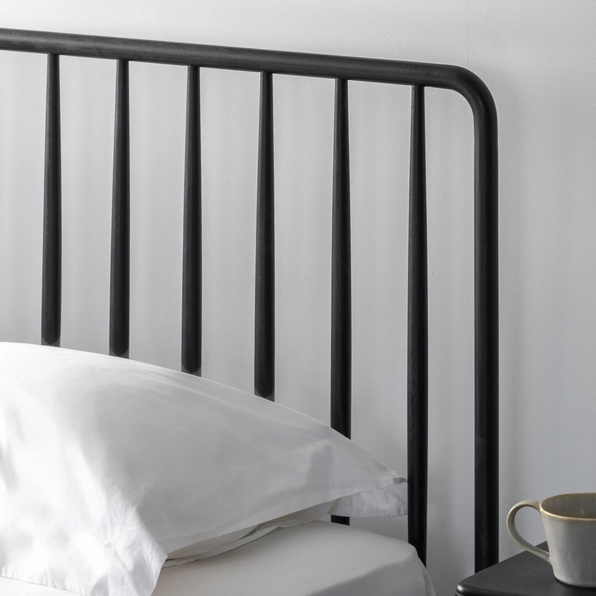 Gallery Direct Wycombe Double Spindle Bed Black