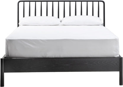 Gallery Direct Wycombe Kingsize Spindle Bed Black