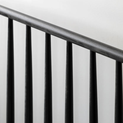 Gallery Direct Wycombe Kingsize Spindle Bed Black