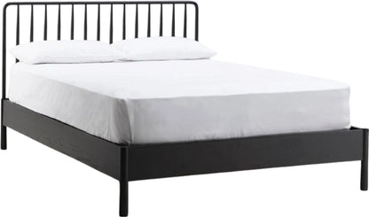 Gallery Direct Wycombe Kingsize Spindle Bed Black