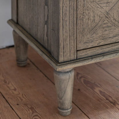 Gallery Direct Mustique 2 Drawer Bedside Table