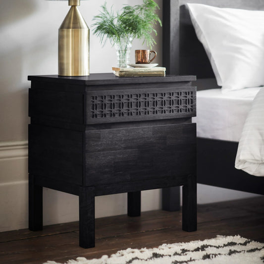 Gallery Direct Boho Boutique Bedside 2 Drawer Chest