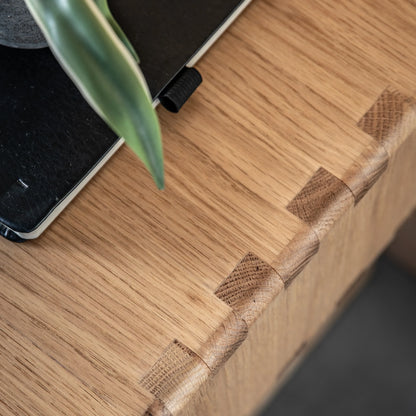 Gallery Direct Craft 1 Drawer Bedside in Natural