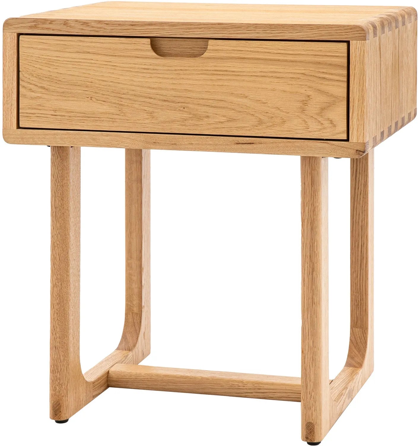 Gallery Direct Craft 1 Drawer Bedside in Natural