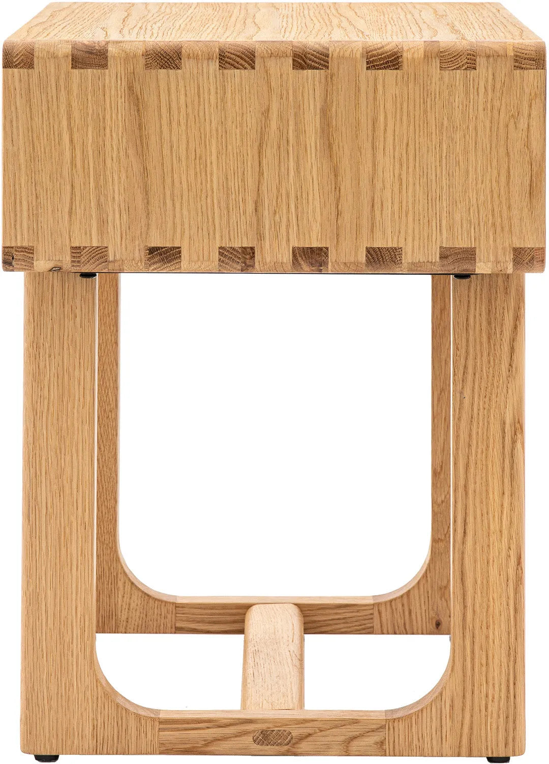 Gallery Direct Craft 1 Drawer Bedside in Natural