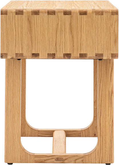 Gallery Direct Craft 1 Drawer Bedside in Natural