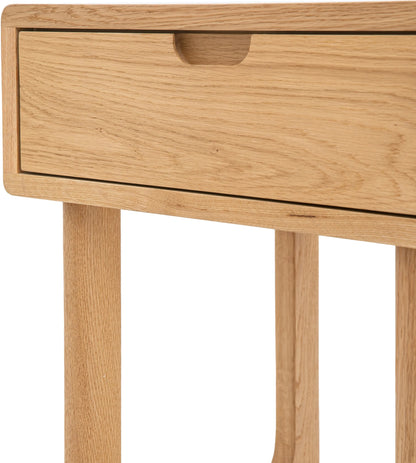 Gallery Direct Craft 1 Drawer Bedside in Natural