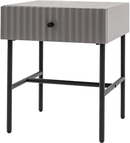 Gallery Direct Buckhurst Bedside Table in Grey