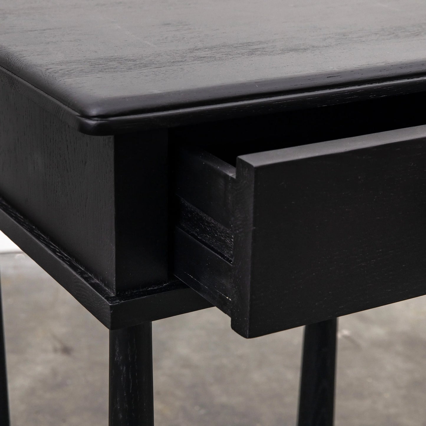 Gallery Direct Wycombe 1 Drawer Bedside Black