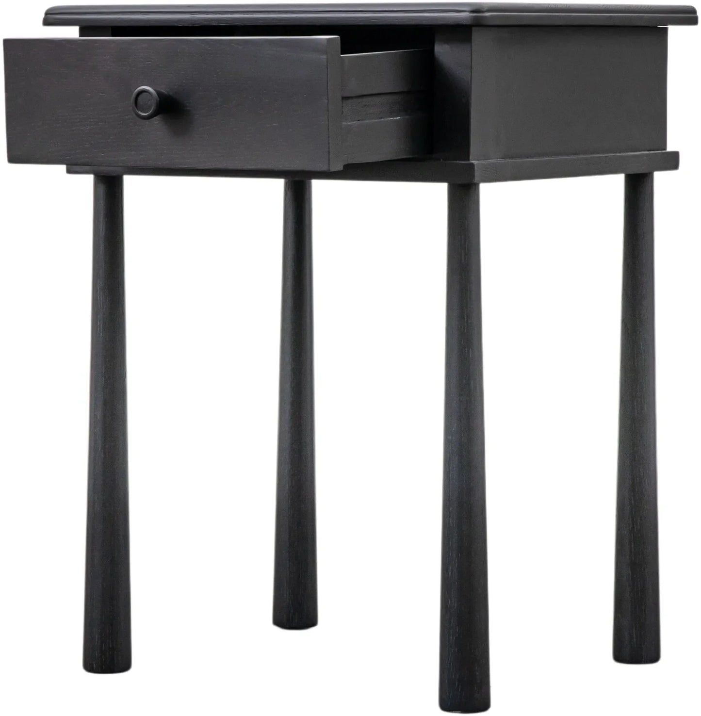 Gallery Direct Wycombe 1 Drawer Bedside Black