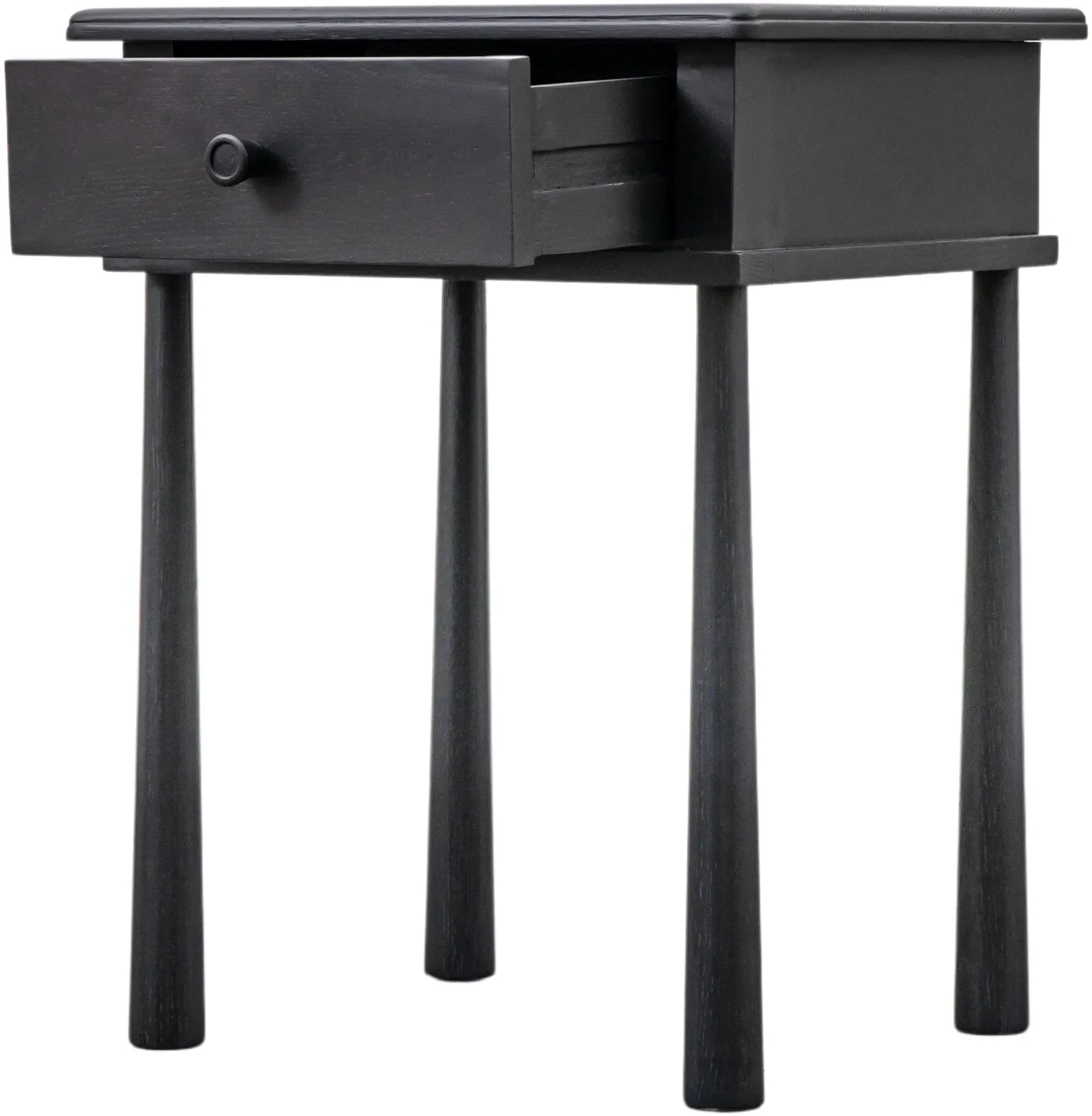 Gallery Direct Wycombe 1 Drawer Bedside Black