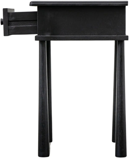 Gallery Direct Wycombe 1 Drawer Bedside Black