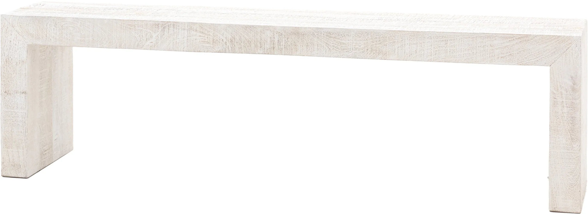 Gallery Direct Iowa Dining Bench Whitewash