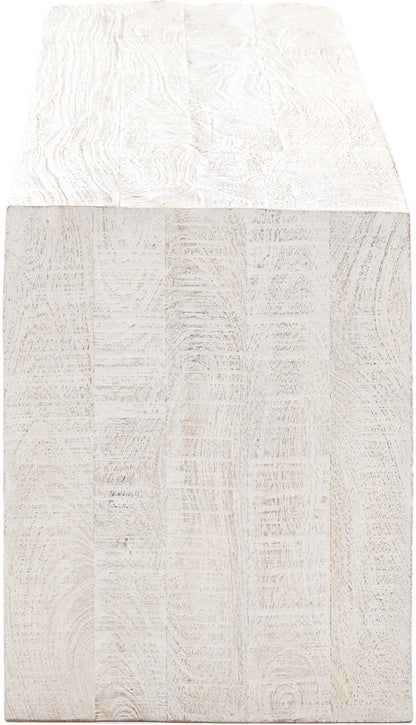 Gallery Direct Iowa Dining Bench Whitewash