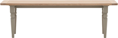 Gallery Direct Eton Dining Bench in Prairie
