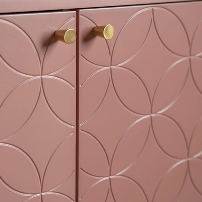 Gallery Direct Holbrook 2 Door Cabinet Pink