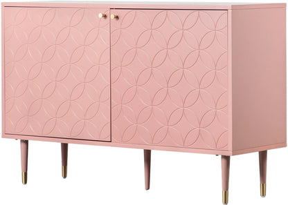 Gallery Direct Holbrook 2 Door Cabinet Pink