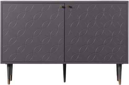 Gallery Direct Holbrook 2 Door Cabinet Grey