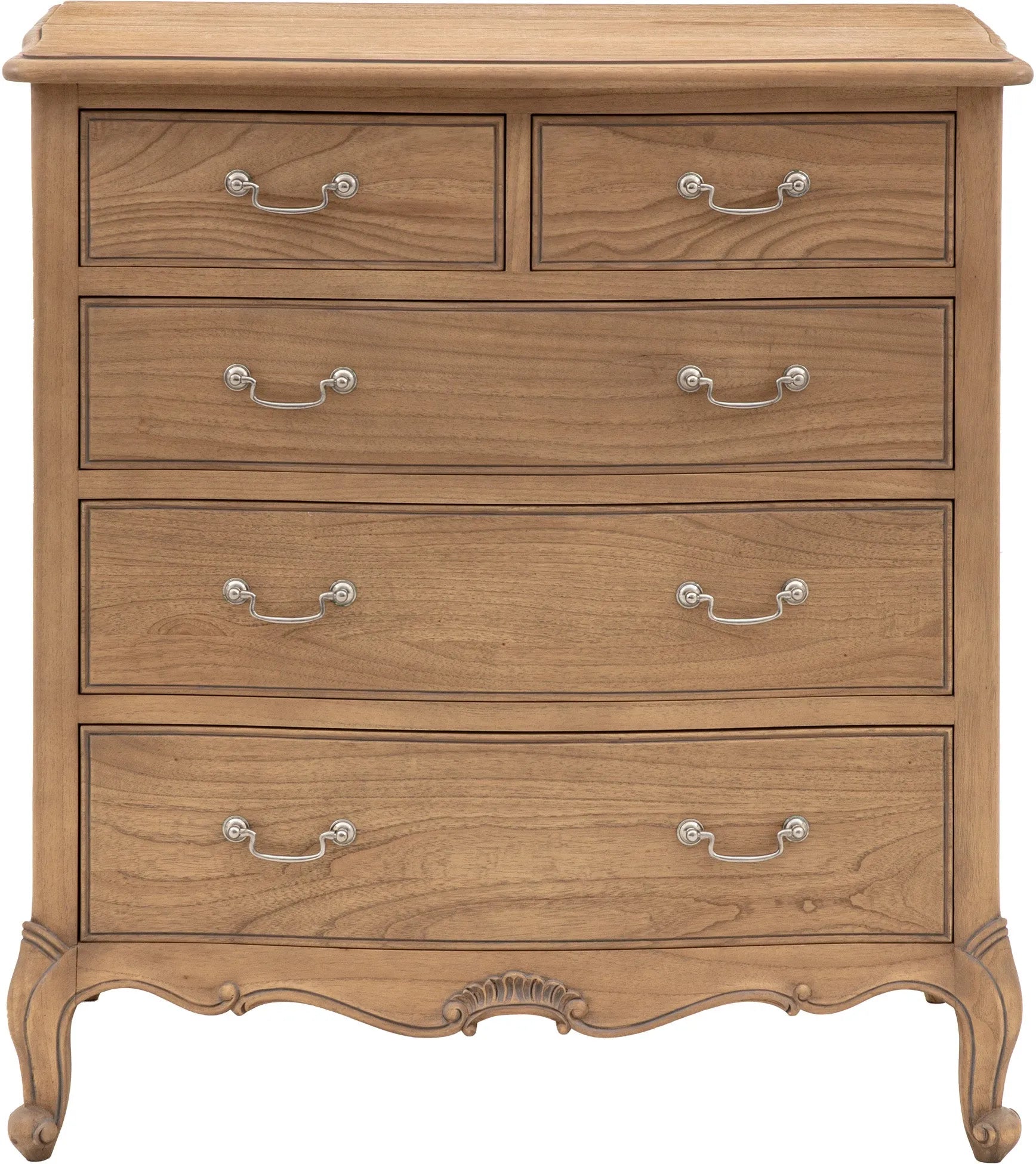 Gallery Direct Chic 5 Drawer Chest Weathered
