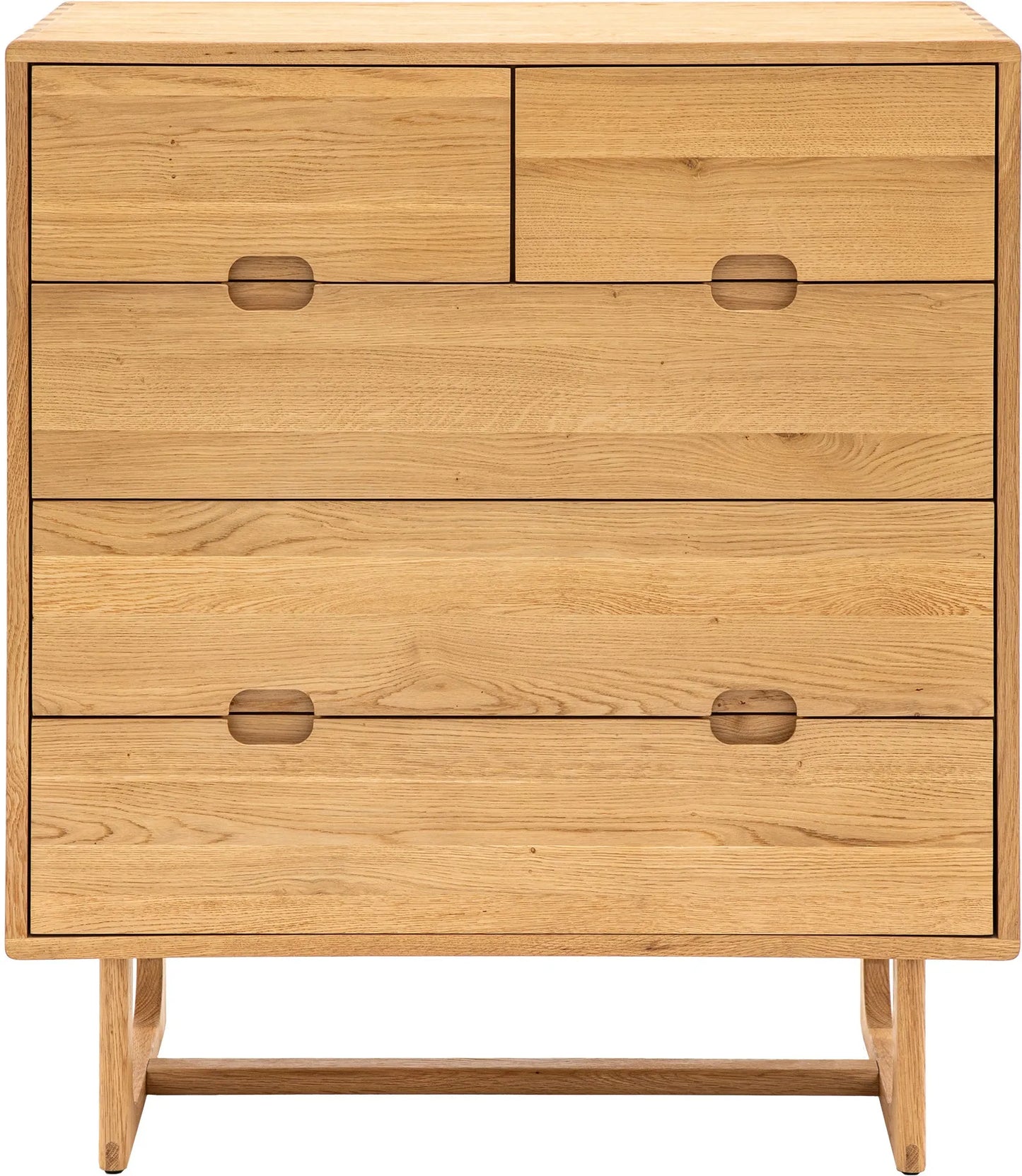 Gallery Direct Craft 5 Drawer Chest in Natural