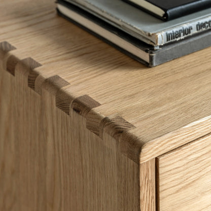 Gallery Direct Craft 5 Drawer Chest in Natural