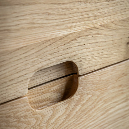 Gallery Direct Craft 5 Drawer Chest in Natural