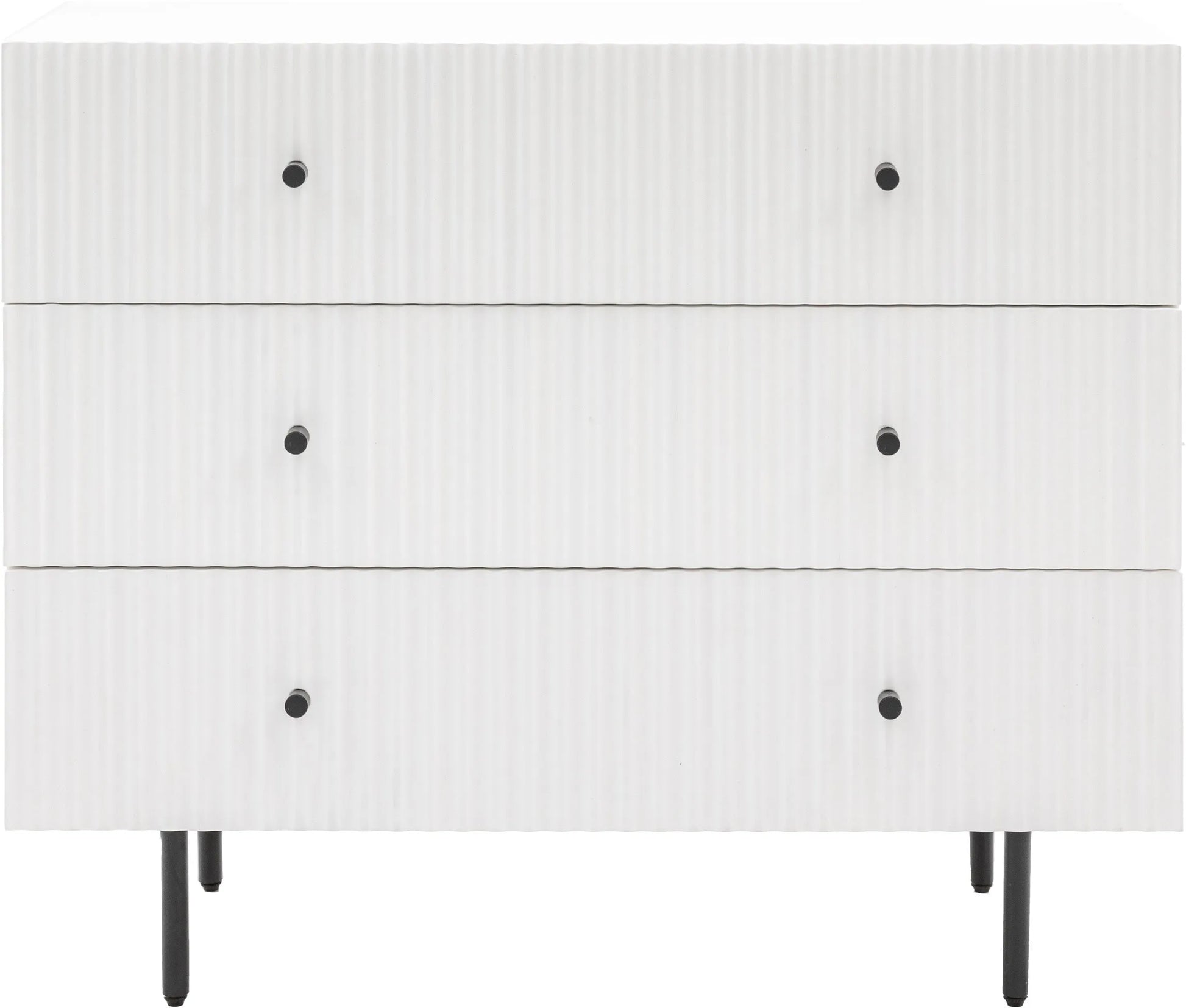 Gallery Direct Buckhurst 3 Drawer Chest in White