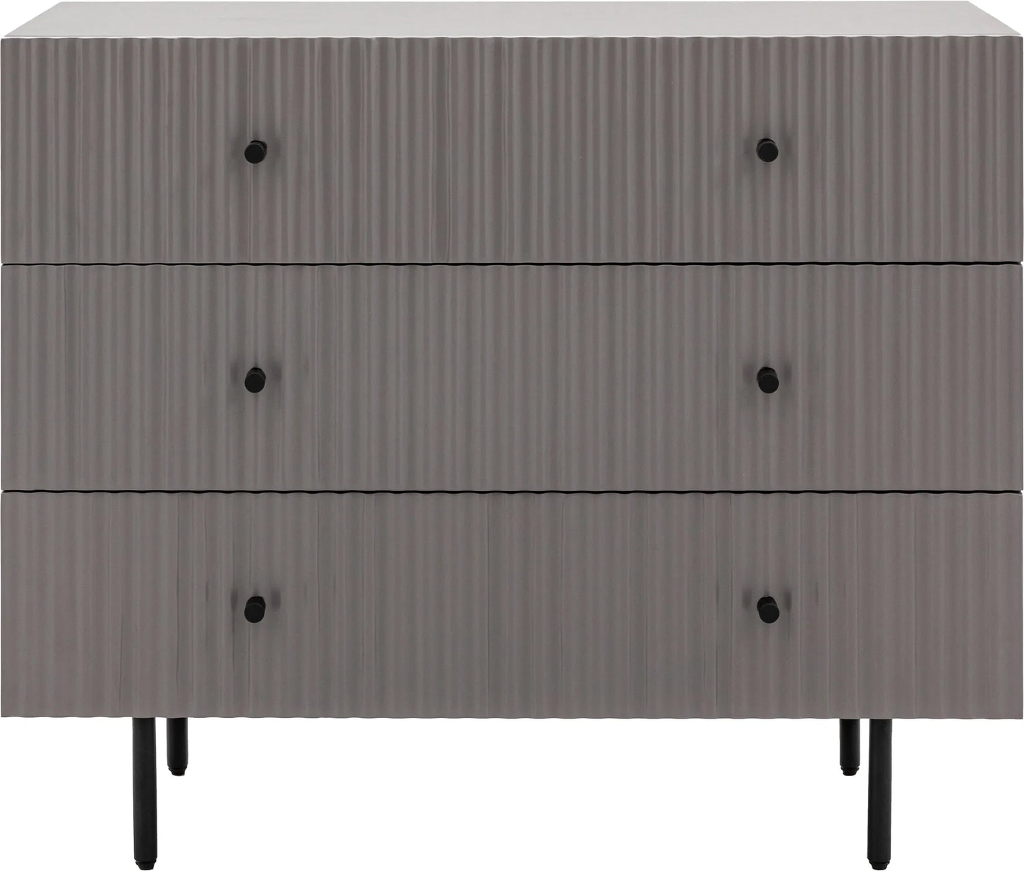 Gallery Direct Buckhurst 3 Drawer Chest in Grey
