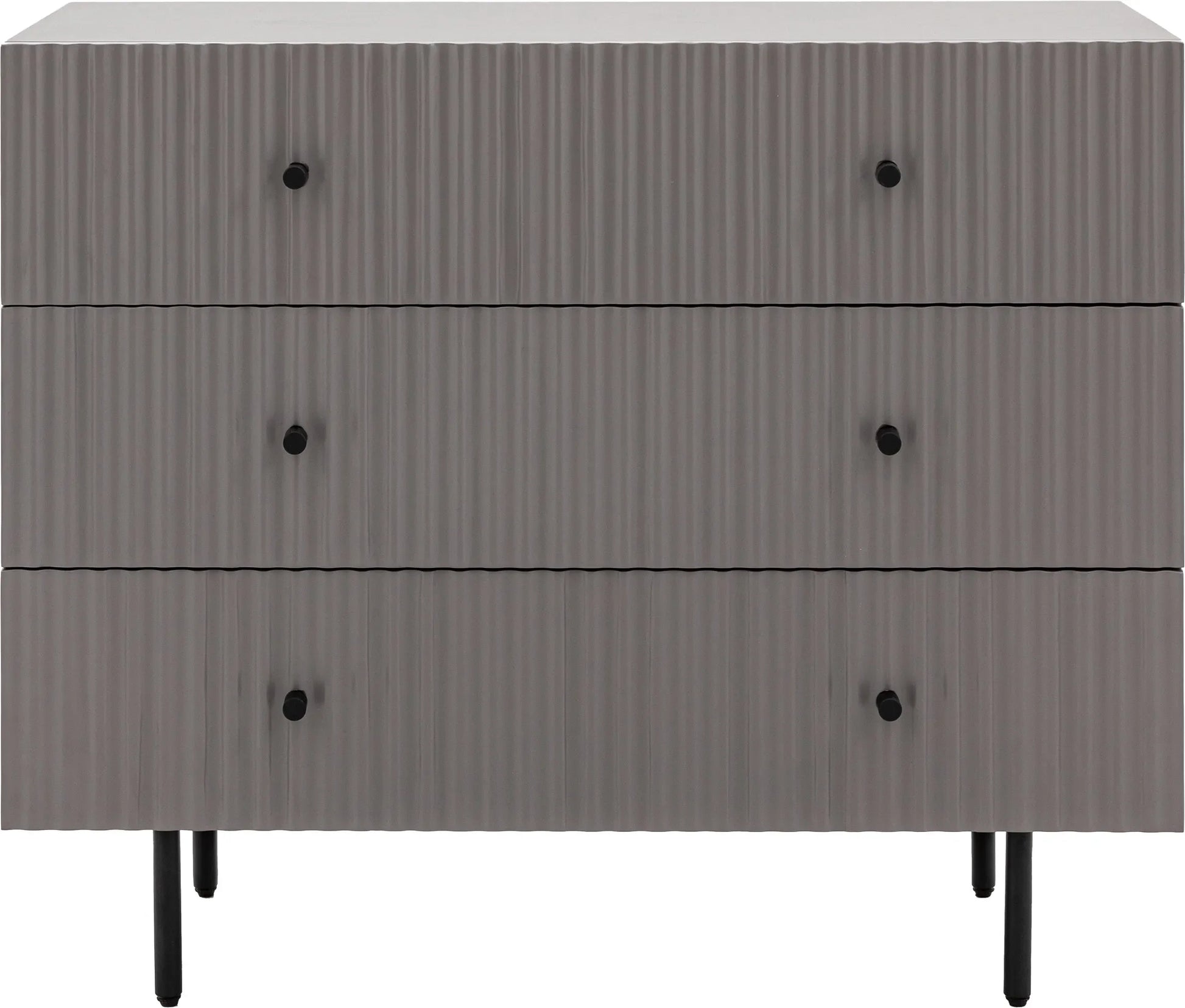 Gallery Direct Buckhurst 3 Drawer Chest in Grey