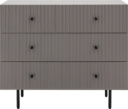 Gallery Direct Buckhurst 3 Drawer Chest in Grey