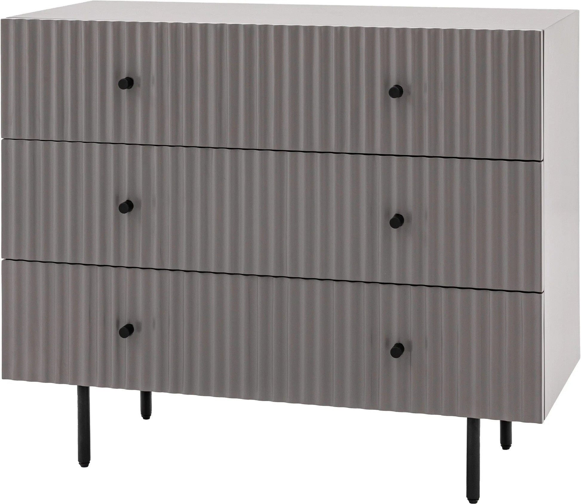 Gallery Direct Buckhurst 3 Drawer Chest in Grey