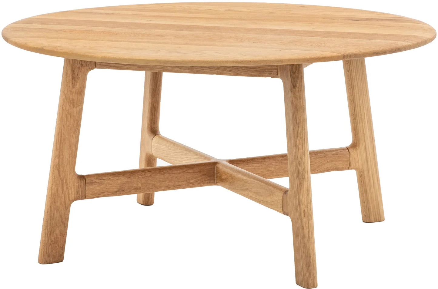 Gallery Direct Madrid Round Coffee Table in Oak