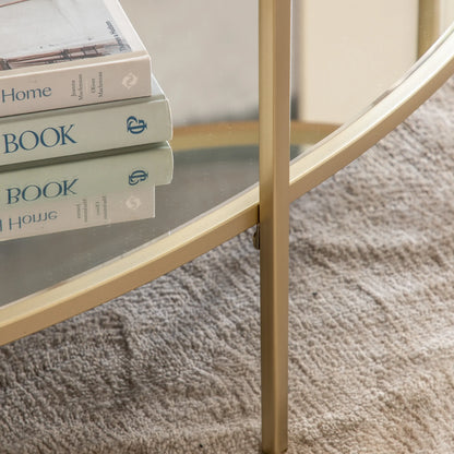 Gallery Direct Hudson Coffee Table Champagne